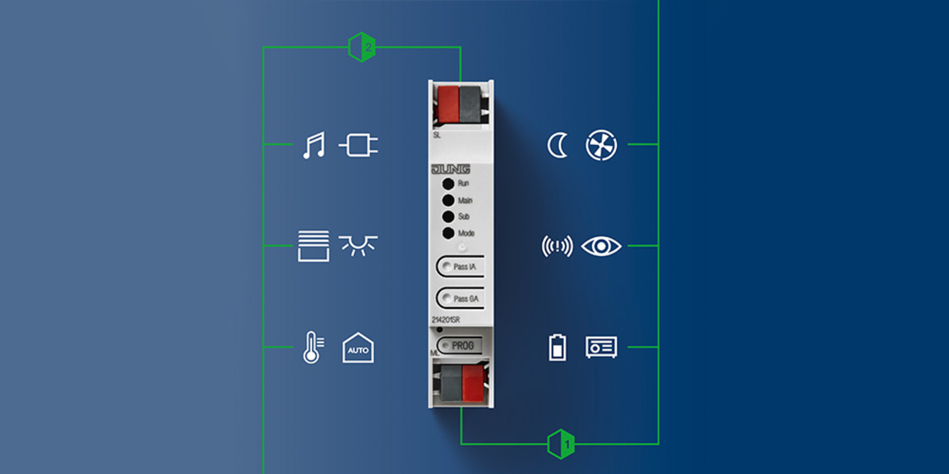 KNX Bereichs- und Linienkoppler bei Höfer Stefan Elektroanlagen in Holzkirchen